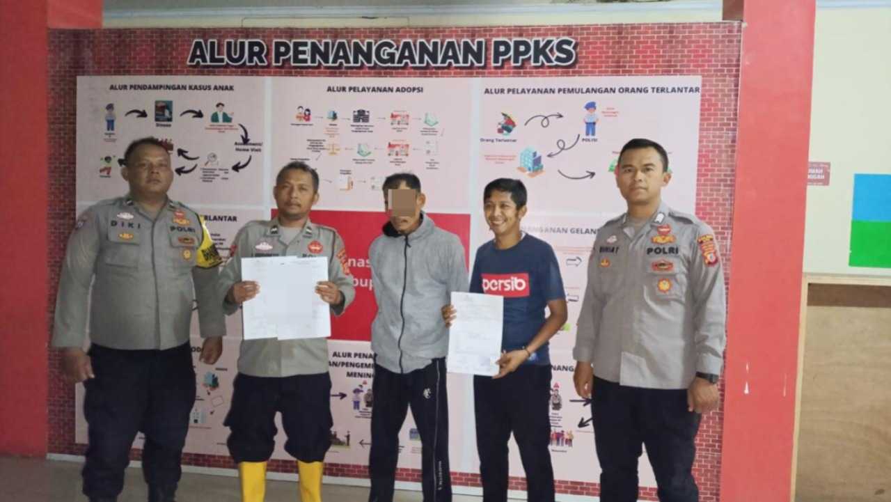 Polsek Wanaraja Sigap Amankan ODGJ Saat Patroli Malam di Wilayah Sucinaraja